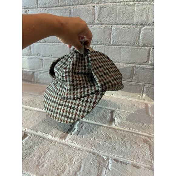 Robert Kirk Great Britain Houndstooth Wool Hat Vintage - Picture 4 of 5